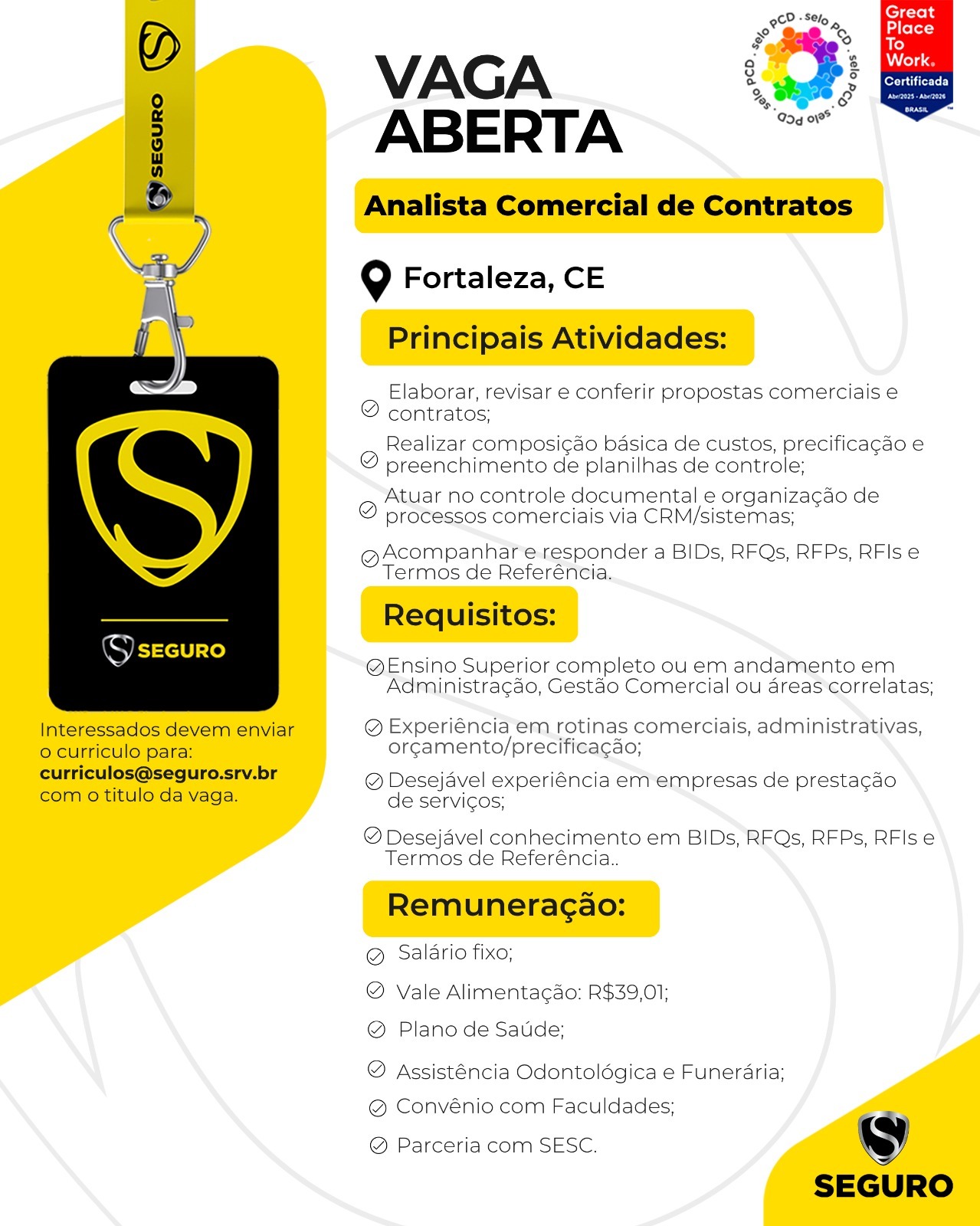Analista Comercial de Contratos